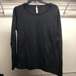 Run Swiftly Black Lululemon Long Sleeve